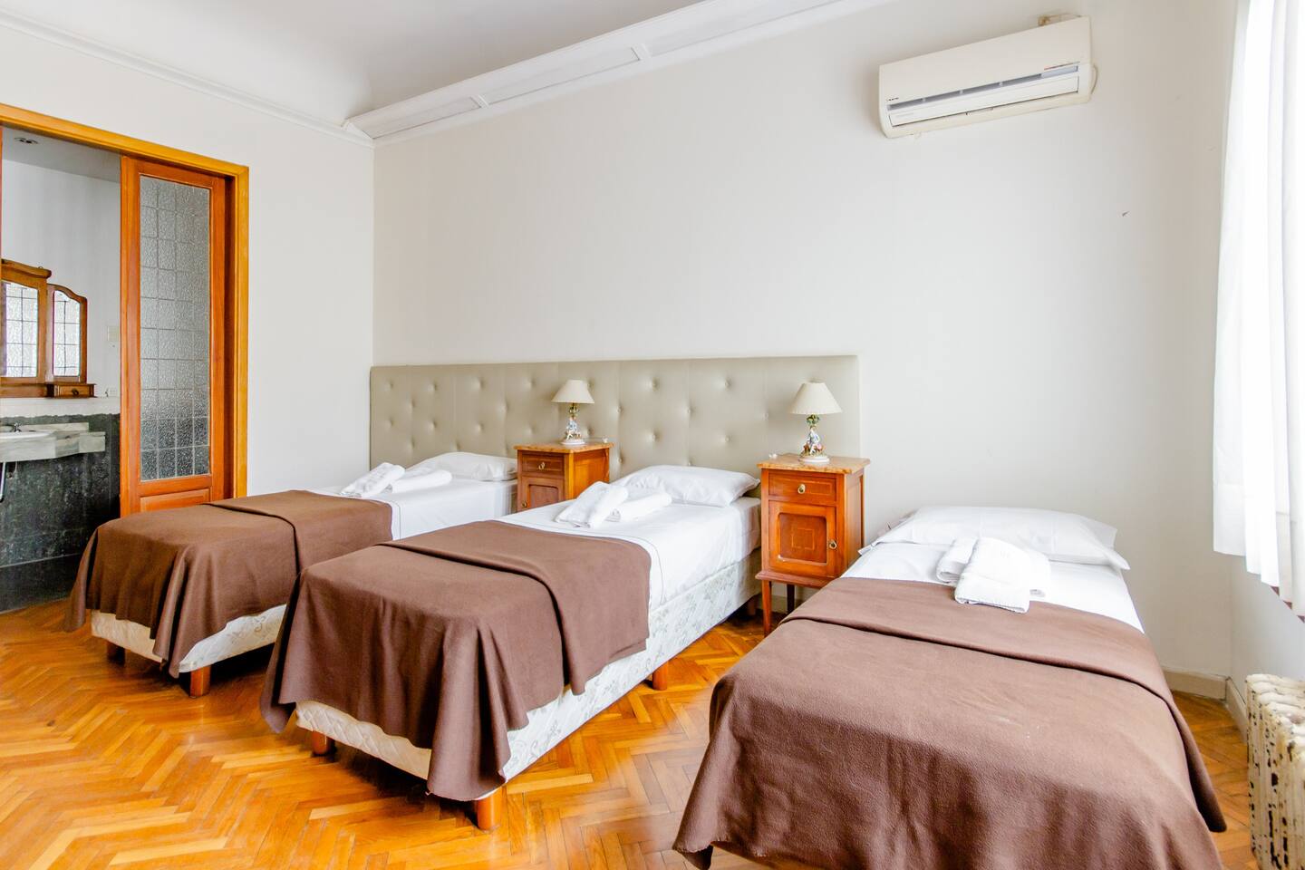 Habitación triple detalle Baires House